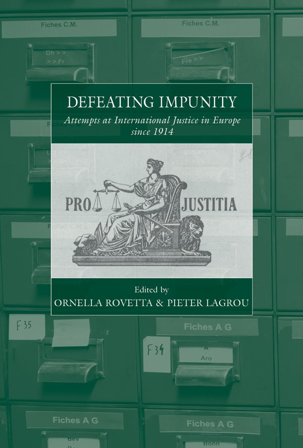 Book cover image for Defeating Impunity ISBN: 9781800732612